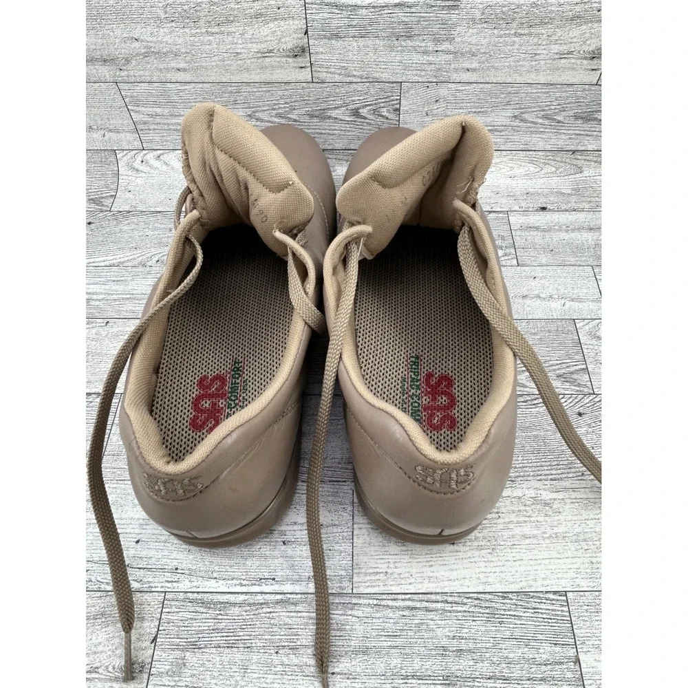 SAS Free Time Beige‎ Leather Comfort Walking Shoes Women's Size 11M